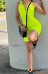 Neon Janguin Biker Jumpsuit